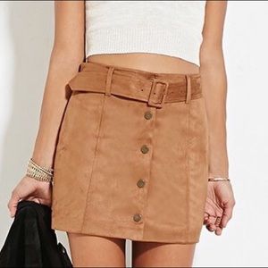 Forever 21 Suede Skirt